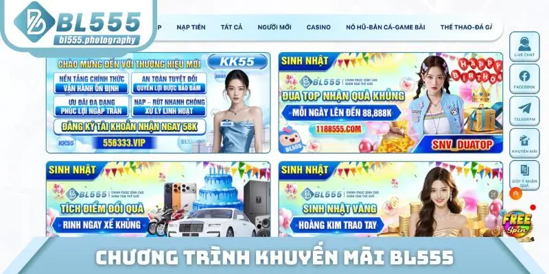 Chương trình khuyến mãi BL555