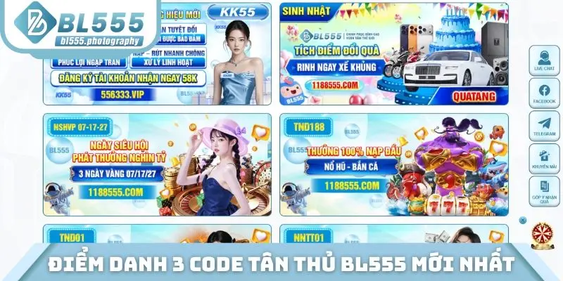 Điểm danh 3 code tân thủ BL555 mới nhất
