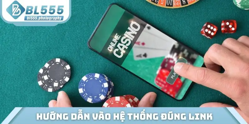 Hướng dẫn vào hệ thống đúng link để tránh đào lừa