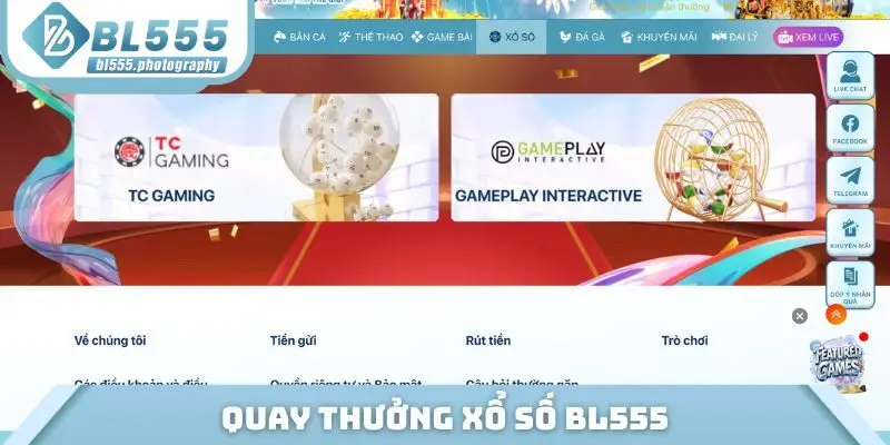 Quay thưởng xổ số BL555